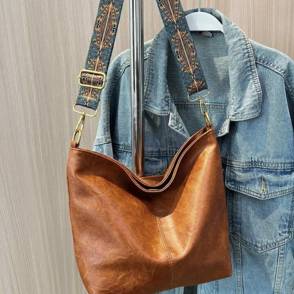 Vintage Design Hobo Bag NEW Camel - Picture 7 of 8